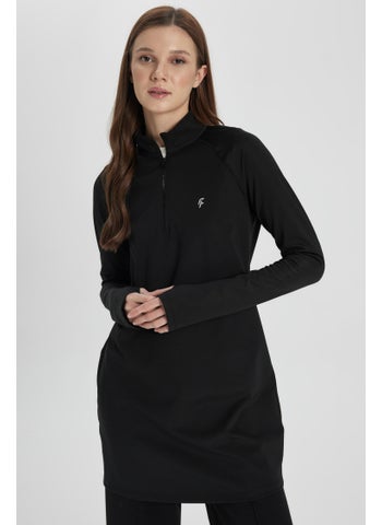 Woman DeFactoFit Long Fit Slogan Printed Long Sleeve T-Shirt - pzsku/Z30D0295BDA0FA4A6983FZ/45/1748351520/08749e56-cd08-4531-b636-fb2a09214551