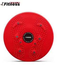 Rotary disc exercises and sculpting the waist