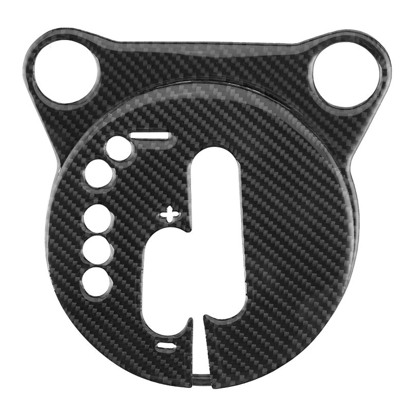 Fydun 2Pcs Interior Gear Shift Box Panel Decoration Frame Trim Cover Carbon Fiber Car Refitting for 370Z Z34 20092020Left Side