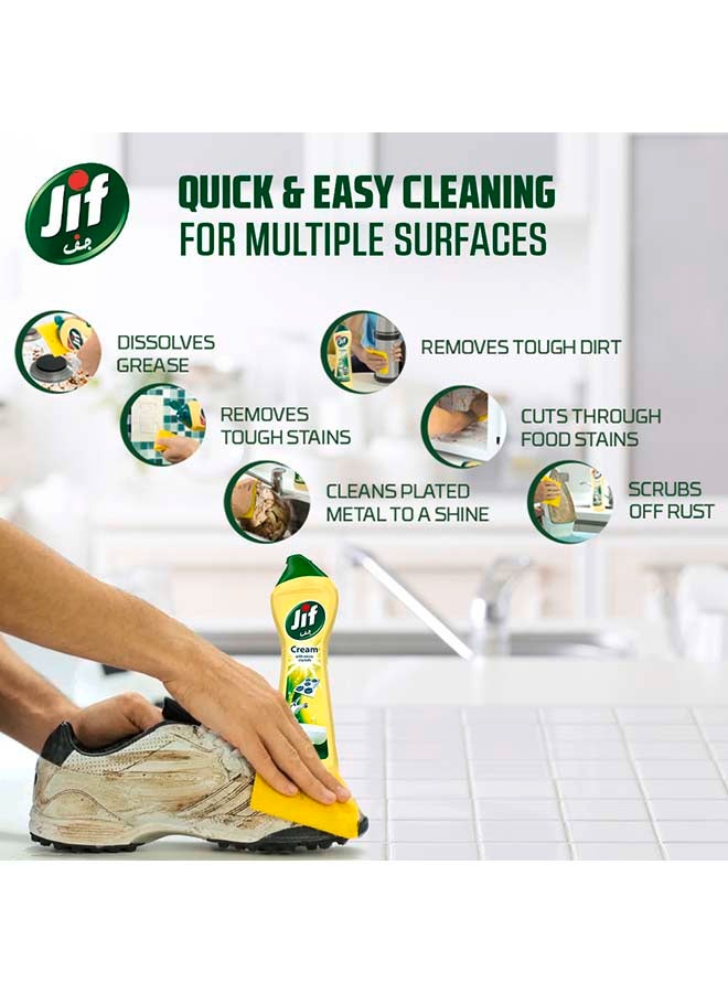 Jif Cream Cleaner With Micro Crystals Technology Lemon 1500ml - Image 4