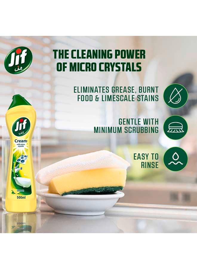 Jif Cream Cleaner With Micro Crystals Technology Lemon 1500ml - Image 5