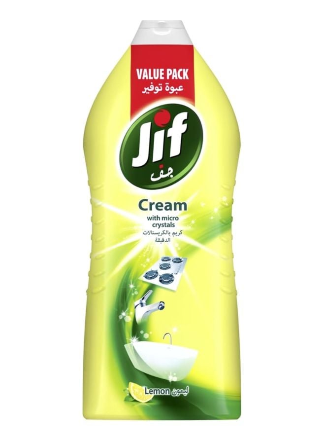 Jif Cream Cleaner With Micro Crystals Technology Lemon 1500ml - Image 1