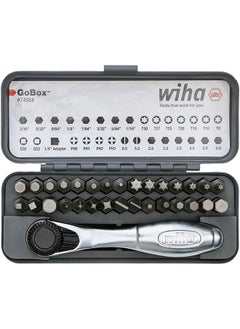 74984 32 Piece Gobox Standard Bit Set With Mini Ratchet