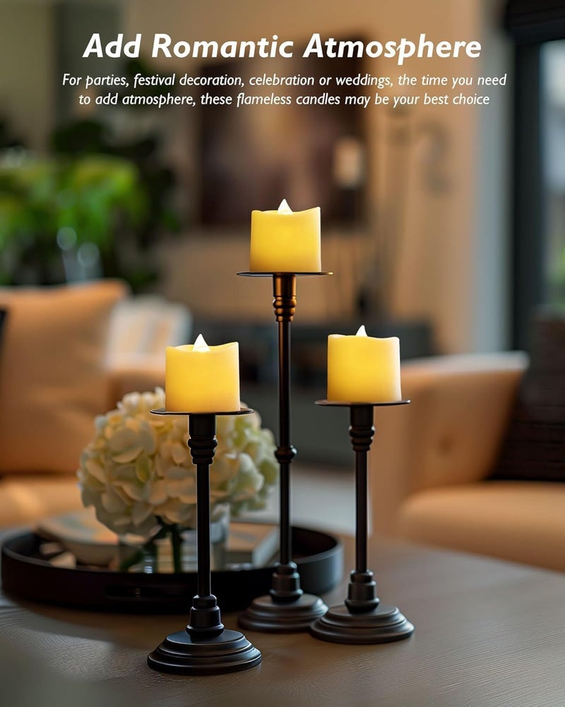 Homemory 50Pack Flameless LED Votive Candles, 200+Hour Lasting Electric Fake Candles, Battery Operated Tealights in Warm White for Wedding, Proposal Anniversary, Romantic Decor (Ivory Base) - Image 5