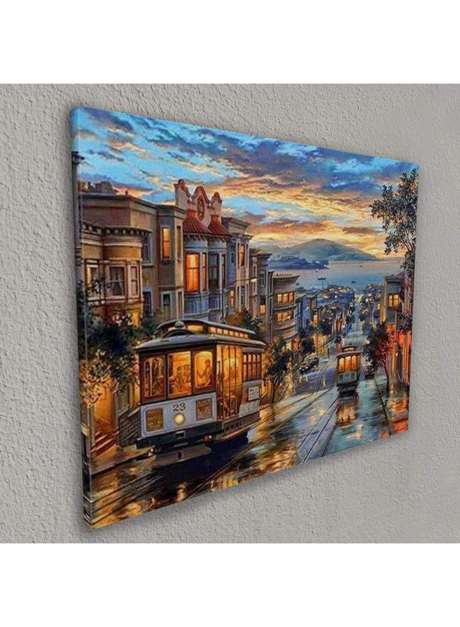 HASTHIP DIY Oil Painting, Paint by Numbers Kits, Painting Kit for Adults, Painting by Numbers, DIY Figures Painting Kit with Brushes Decoration Room, Multicolor, 16 x 20 Inch, Plastic - Image 5
