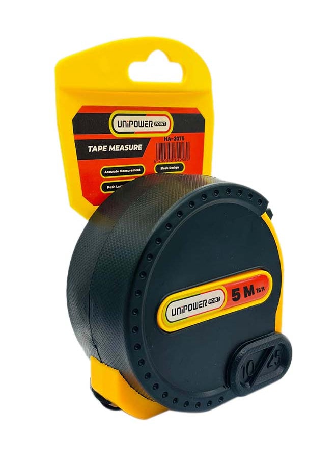 KADRIS Heavy Duty Auto Lock Steel Measure Tape HA-1749, 5 meter Retractable Self Lock Measuring Tape, Easy to Read Measurement in Inch Feet Meters CMS & MMS  - Image 2