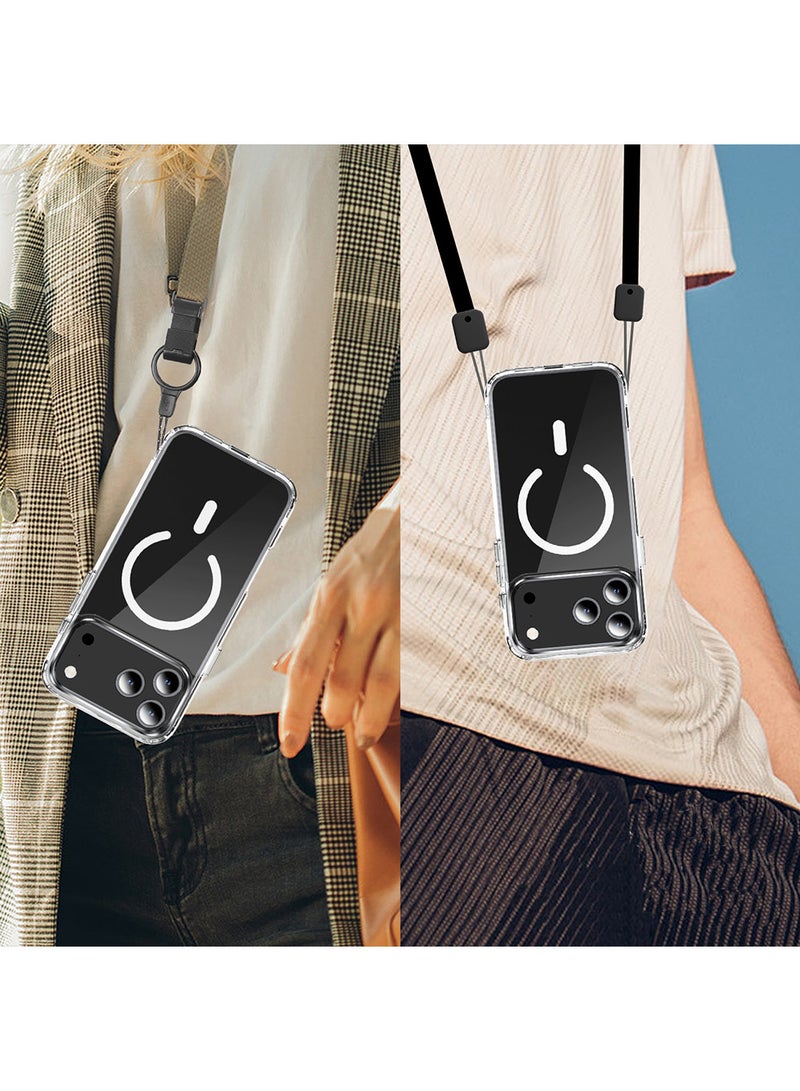 إكس ليفيل جراب مغناطيسي لهاتف iPhone 17 Pro، متوافق مع MagSafe، 【مضاد للاصفرار】غطاء خلفي شفاف كريستالي مقاوم للصدمات، جراب هاتف مغناطيسي قوي فائق النحافة لهاتف Apple 17 Pro (2025). - Image 5