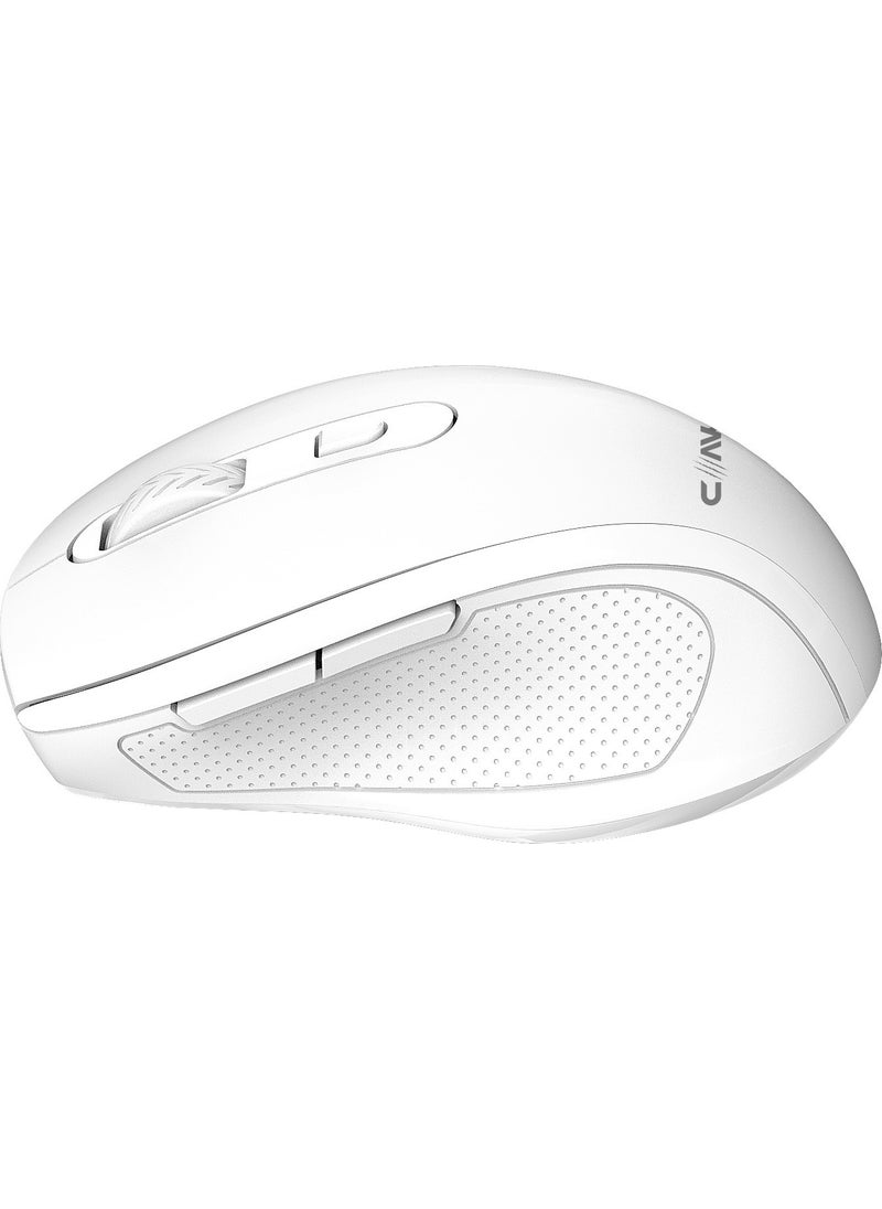 Claw’s Genius v2 Pixart PAW3065 Compact Wireless Mouse with Sensor - White (Windows & Mac Compatible)