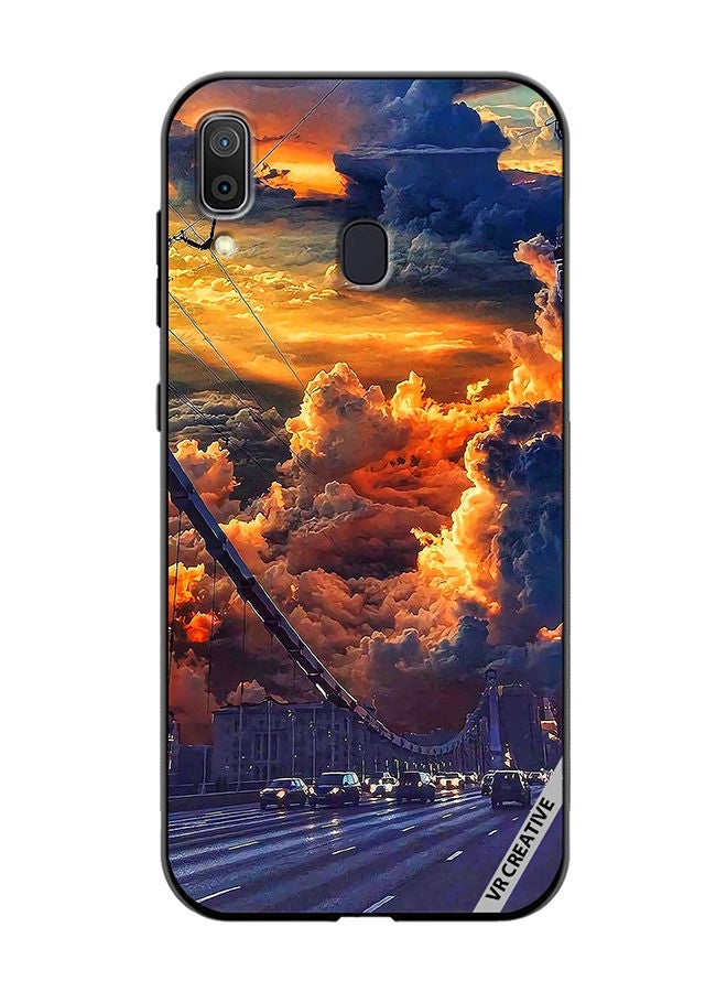 VR CREATIVE Protective Case Cover For Samsung Galaxy A30 Nature Scenery Design Multicolour - Image 1