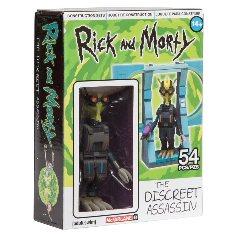 McFarlane Toys Rick & Morty The Discreet Assassin Micro Construction Set Playset - Image 2