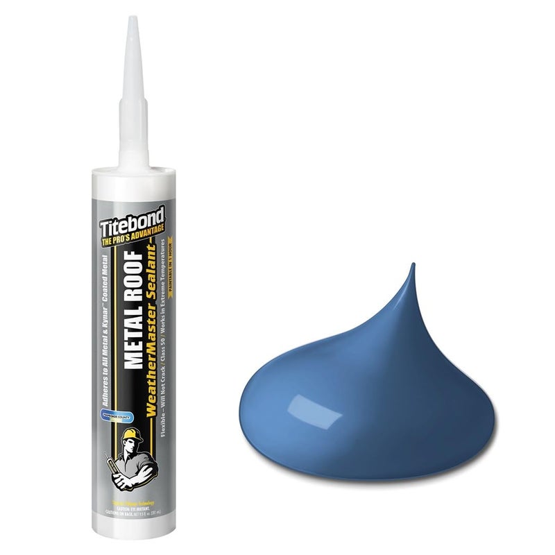 Titebond WeatherMaster Metal Roof Sealant 62211 Blue 95 Oz - Image 1