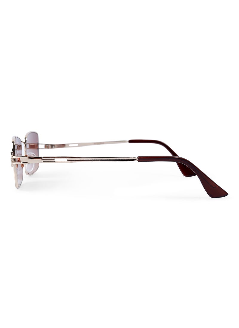Woggles UV- Protected  Brown Rectangle Sunglasses  - Image 5
