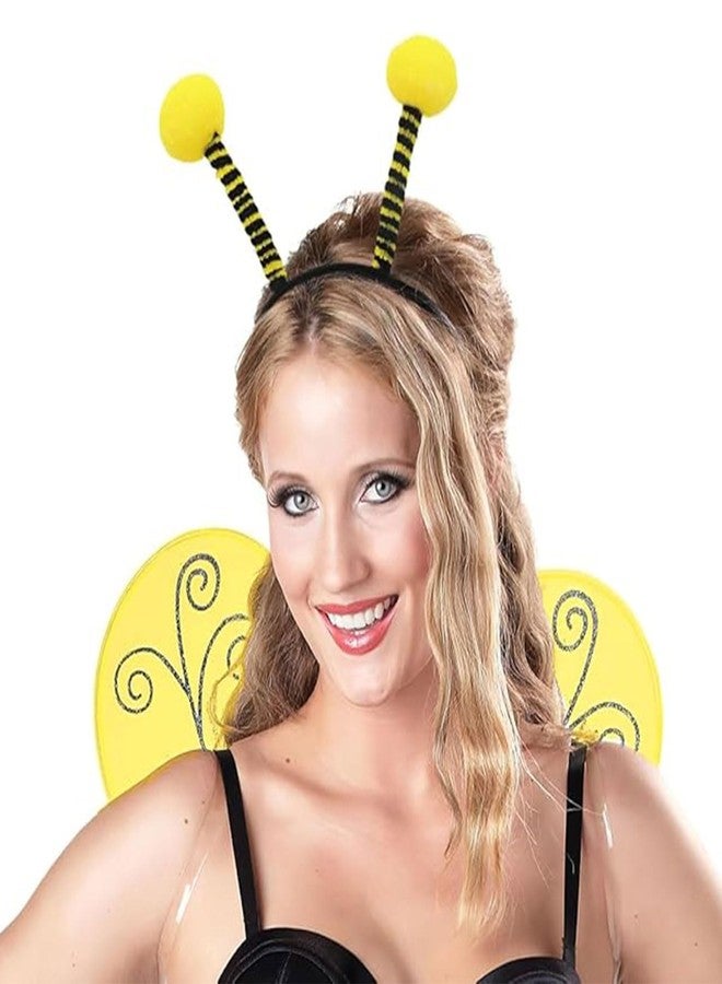 Yilistore Bee Antenna Headbands, Yellow and Black Striped, Crown Design, 2 Pack, Party Costume Accessories for Halloween, Christmas - Image 5