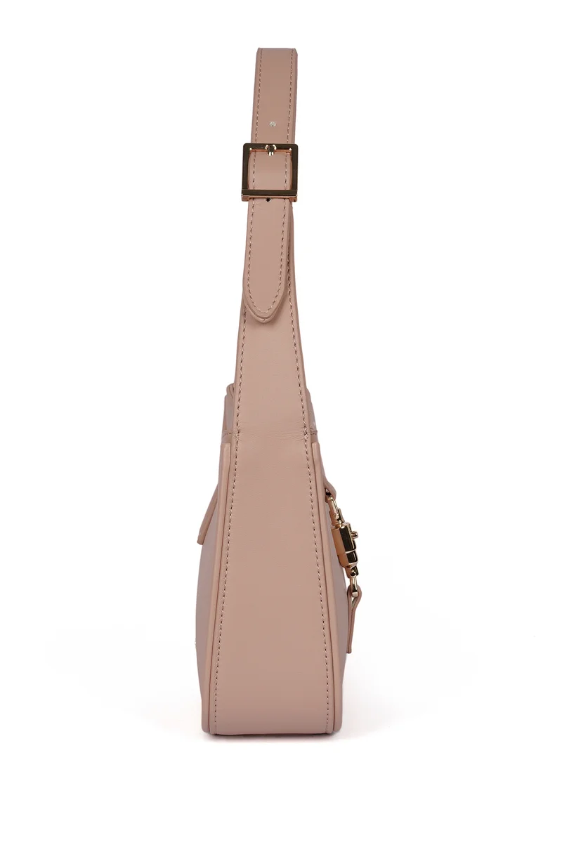 Cuple Long strap faux leather shoulder handbag