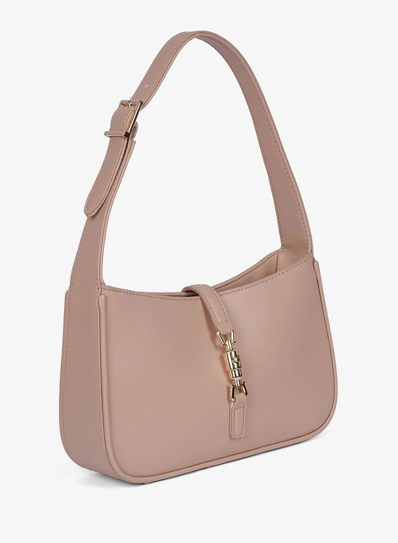 كابلي حقيبة كتف من الجلد الصناعي بحمالة طويلة