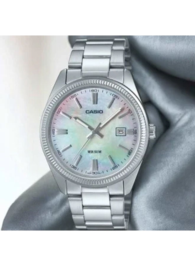 كاسيو ساعة يد من الستانلس ستيل عقارب/مقابض MTP-1302DS-7AVDF - Image 2