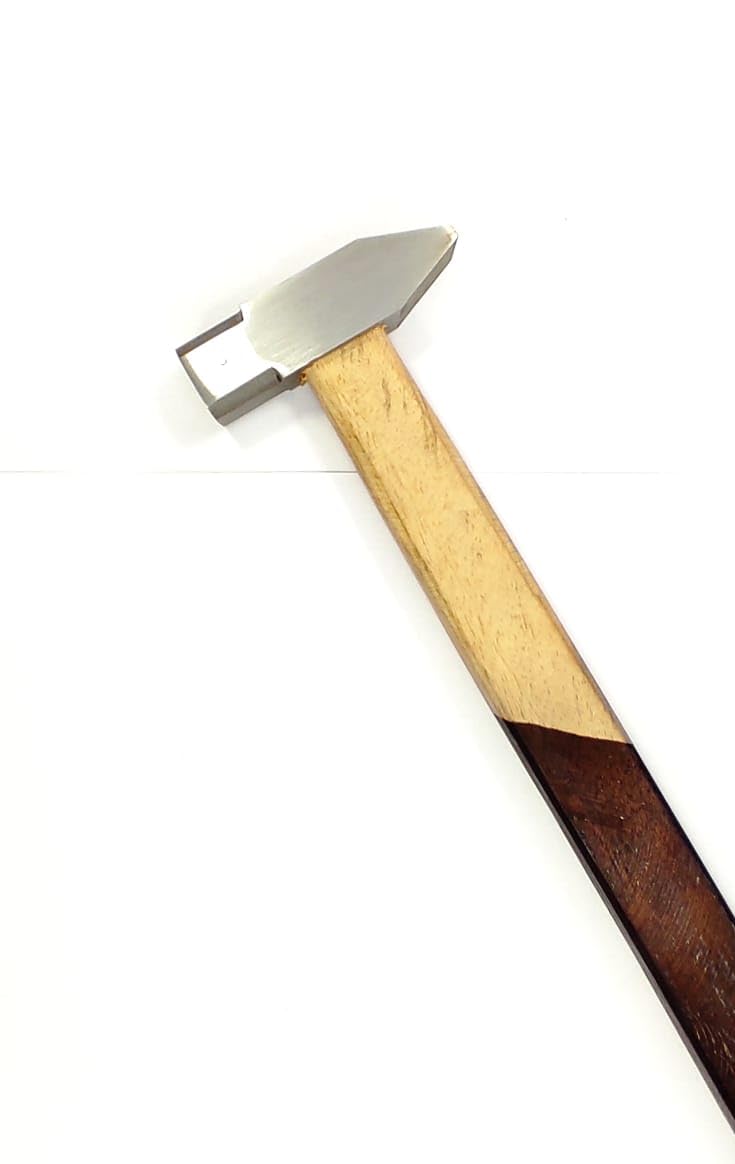 PERFECT TECH High Carbon Steel Hammer Frame Maker/Carpenters Hammer/Machinist Hammer With Double Colour Wooden Handle (300gram Head) - Image 4