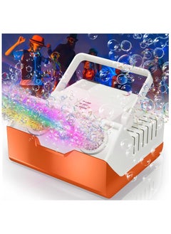 Rally Bubble Machine Automatic Bubble Blower Bubble Toy With Flash Light Indoor And Outdoor Bubble Machine For Parties Wedding Birthday Stage  - Image 1