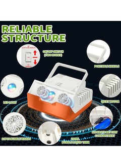 Rally Bubble Machine Automatic Bubble Blower Bubble Toy With Flash Light Indoor And Outdoor Bubble Machine For Parties Wedding Birthday Stage  - Image 4