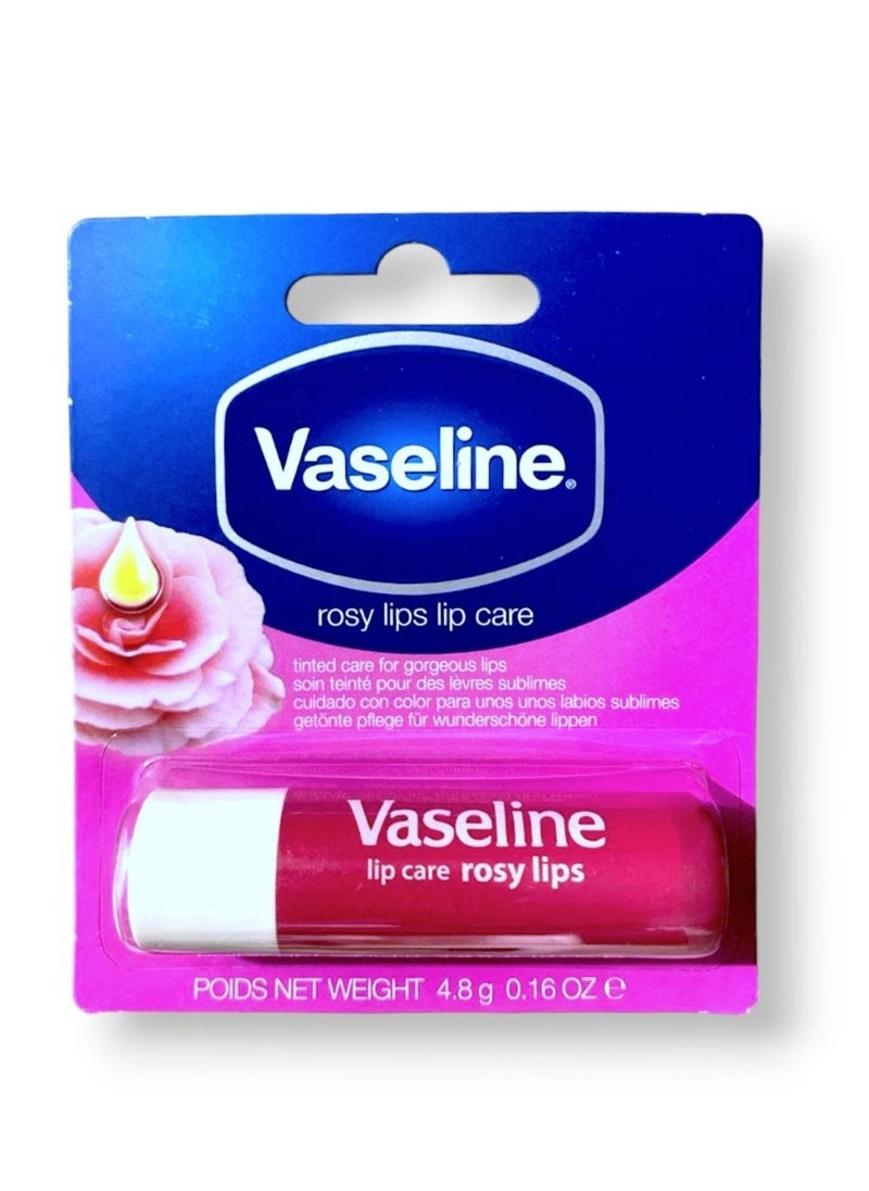 Vaseline Rosy Lips Lip Care 4.8g - Image 1