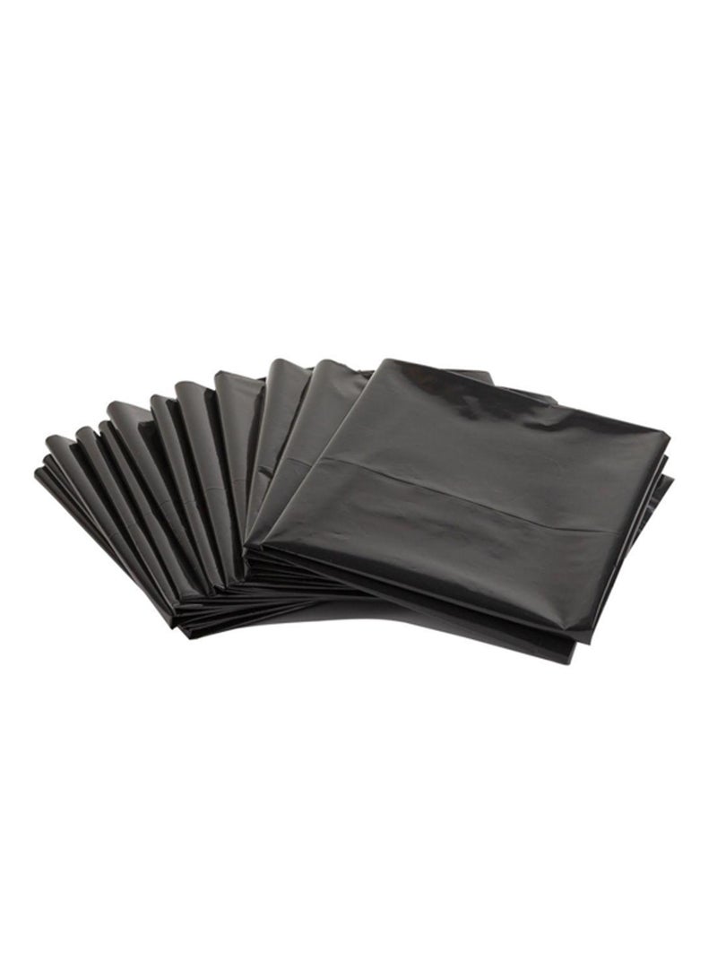 Terabyte أكياس قمامة بحجم 80 × 110 سم 10 قطع سوداء - Image 2