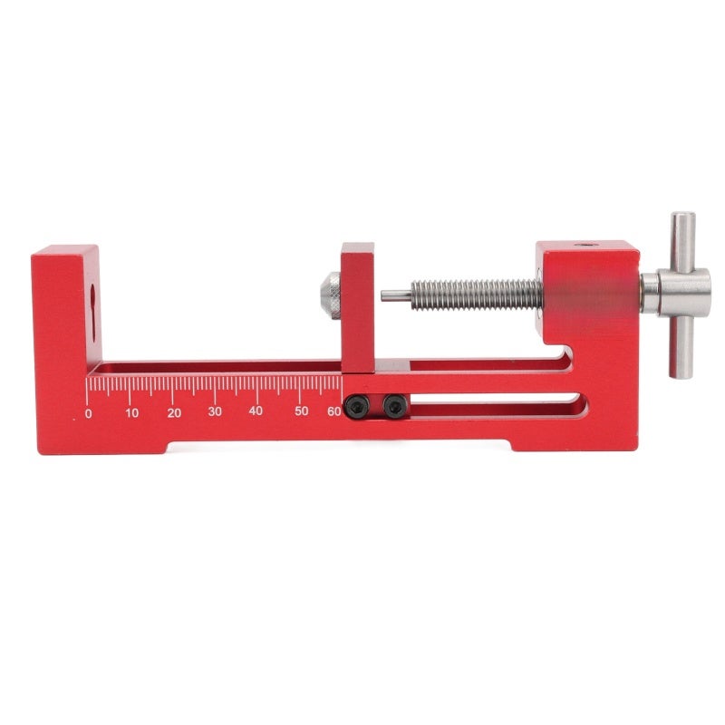 RC Tire Installer: Aluminum Alloy Red - Sturdy Portable User Friendly Tire Changer Tool for Mini 4WD RC Racing Enthusiasts & DIY RC Projects - Image 1