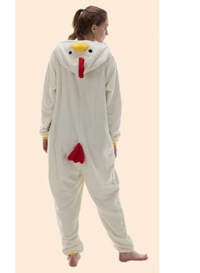 Snug Fit Unisex Adult Onesie Pajamas,  Cosplay Animal One Piece Costume Sleepwear Homewear  - Image 4