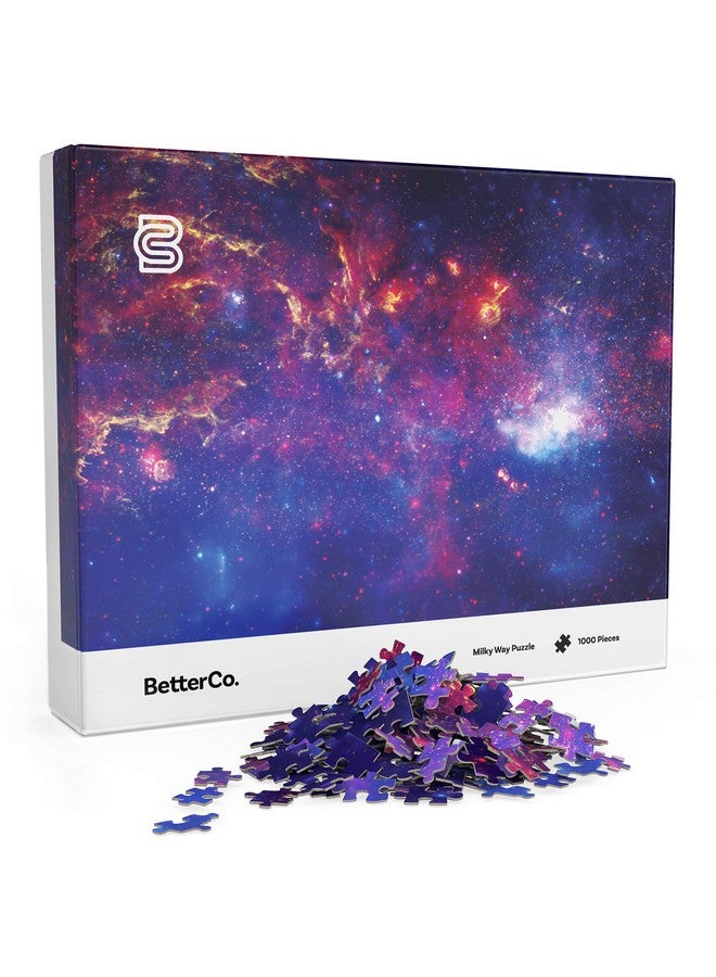 BetterCo. - Milky Way Puzzle 1000 Pieces -Difficult Jigsaw Puzzles 1000 Pieces - Challenge Yourself With 1000 Piece Puzzles For Adults And Teens - Image 1