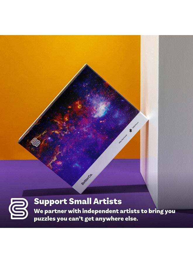 BetterCo. - Milky Way Puzzle 1000 Pieces -Difficult Jigsaw Puzzles 1000 Pieces - Challenge Yourself With 1000 Piece Puzzles For Adults And Teens - Image 3
