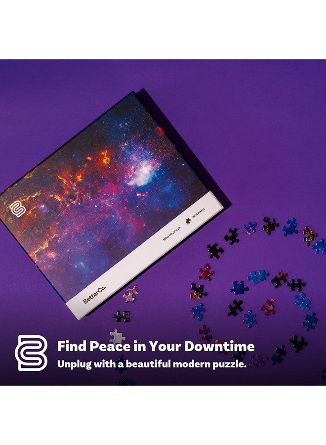 BetterCo. - Milky Way Puzzle 1000 Pieces -Difficult Jigsaw Puzzles 1000 Pieces - Challenge Yourself With 1000 Piece Puzzles For Adults And Teens - Image 2