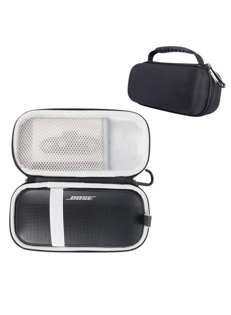 Hard Travel Carrying Case Protective Storage Bag Cover for Bose SoundLink Flex Bluetooth Compatible Speaker (Black) - Image 2