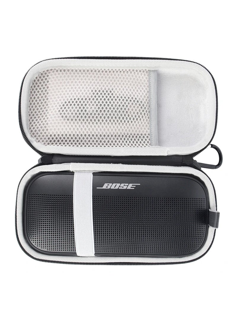 Hard Travel Carrying Case Protective Storage Bag Cover for Bose SoundLink Flex Bluetooth Compatible Speaker (Black) - Image 3