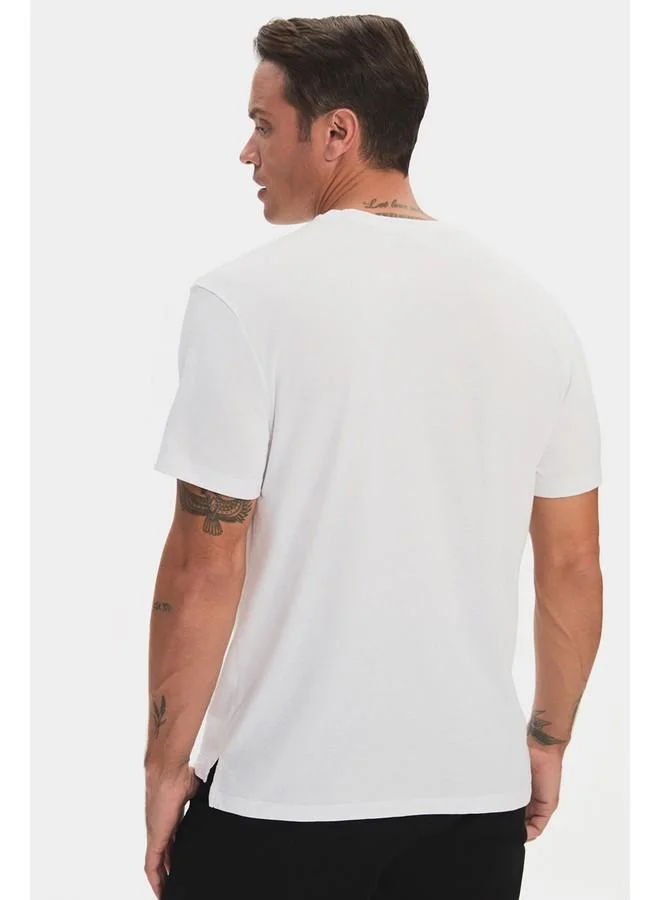 جون June Men Tshirt White