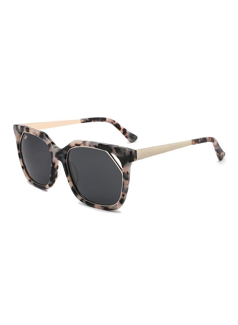 Ziazone Acetate Metal Square Sunglasses