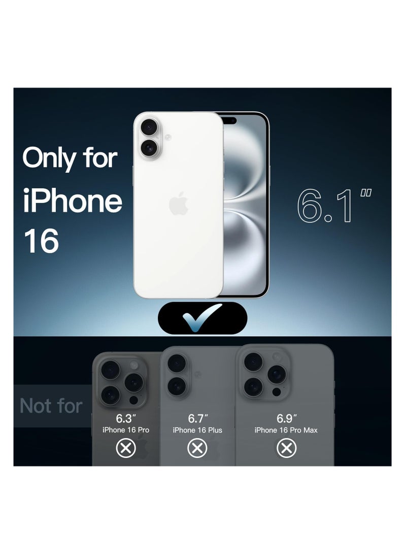 Aookay Case for iPhone 16 Compatible with MagSafe, Built-in Invisible Camera Stand, Translucent Matte Skin Feeling Protective Phone Cover (Black) - Image 2