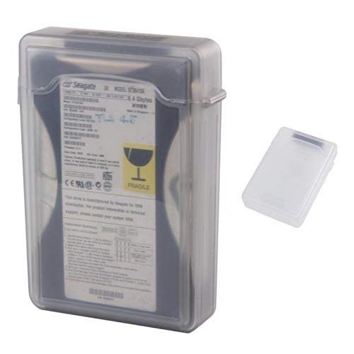 AlexVyan HDD Protector Plastic Box for 3.5" IDE SATA HDD Hard Disk Drive Protection Case Cover Enclosure Storage Box (Pack of 1 - Grey) - Image 2