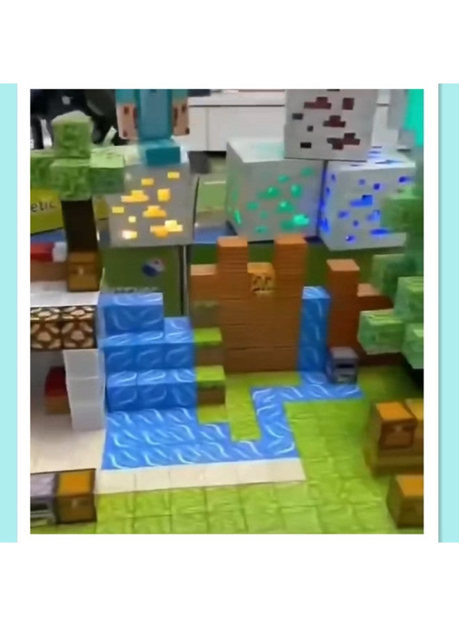 Loquat Mini Magnetic Blocks Toy Original Forest Series Building Block Puzzle Plastic DIY Sustained Development Educational Toy-Color:30 Capsules In A Small Bucket For 2 People - Image 5