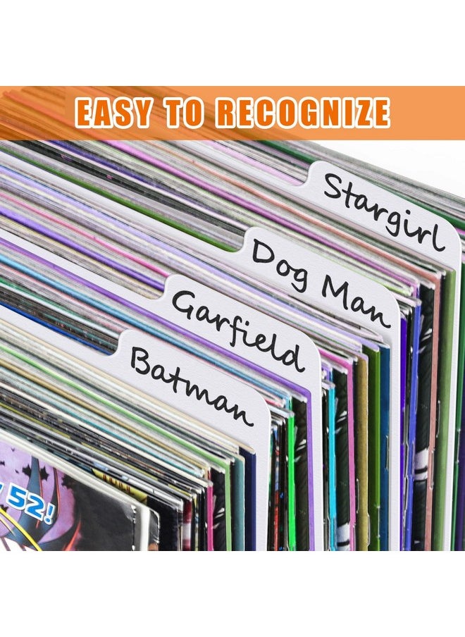tutata - Comic Book Dividers 50 Pack, Thick Cardboard Comic Dividers With Tab For Comic Book Storage Boxes - Image 1