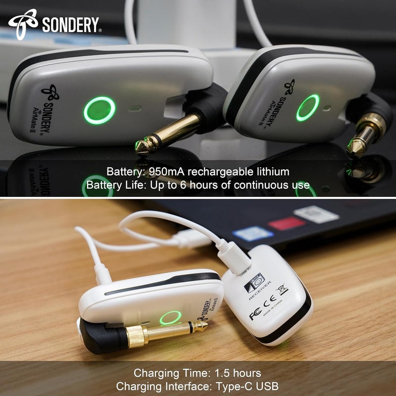 Sondery جهاز إرسال واستقبال لاسلكي للجيتار - Image 4