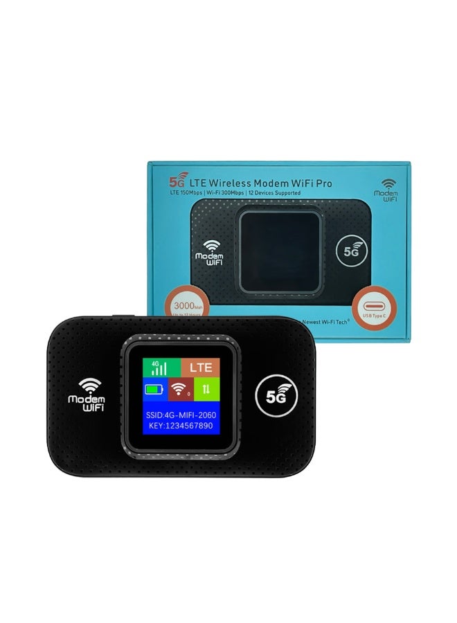 5G LTE Wi-Fi 6 Pro Mobile Hotspot – Speeds Up to 300 Mbps - Image 1