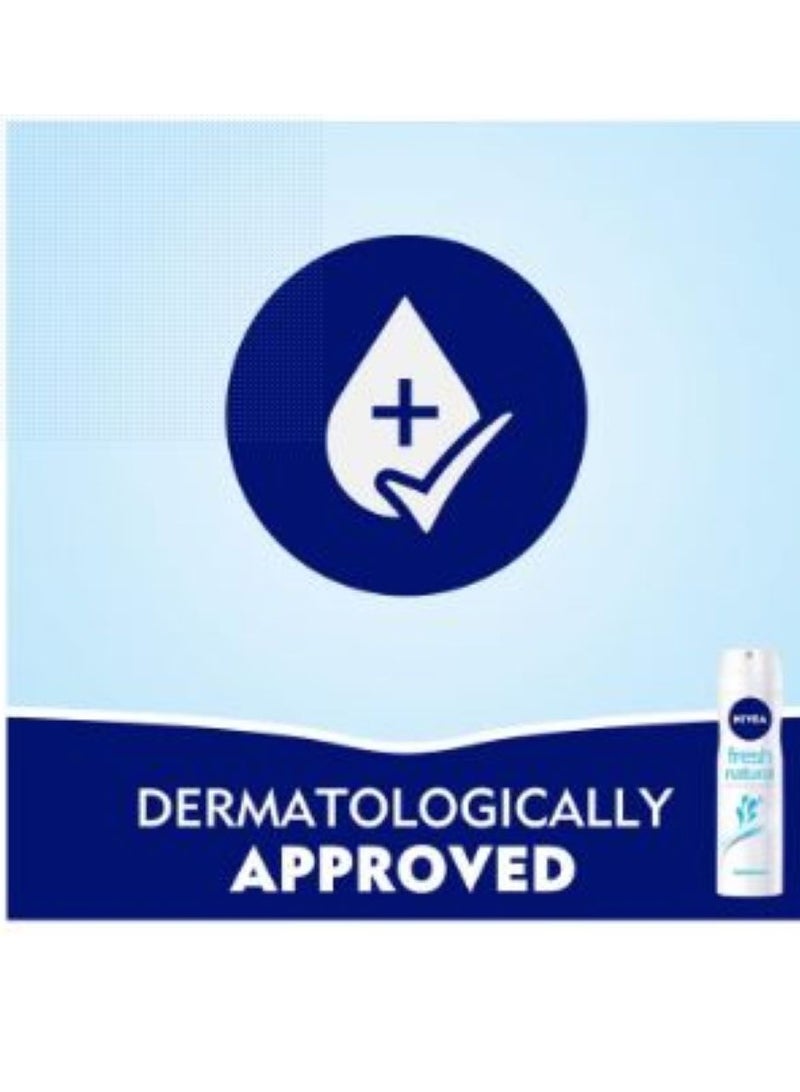 Nivea Nivea Fresh Natural Deodorant Spray for Women - 200 ml - Image 3