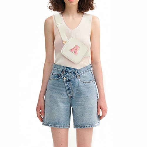 Uygafly Graduation Gift for Teen Girls Kids Daughter Sister - Birthday Gifts for 2 3 4 5 6 7 8 9 10 11 Year Old Girls,Mini Fanny Pack Cute Crossbody Bag Belt Bag Trendy Stuff - Cream,A - Image 2