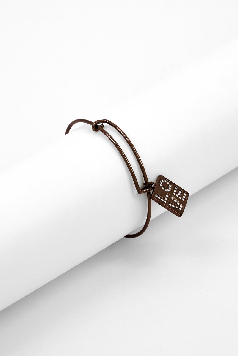 ALEX AND ANI Women Love Pave Ewb Bracelet, Chocolate - Image 1