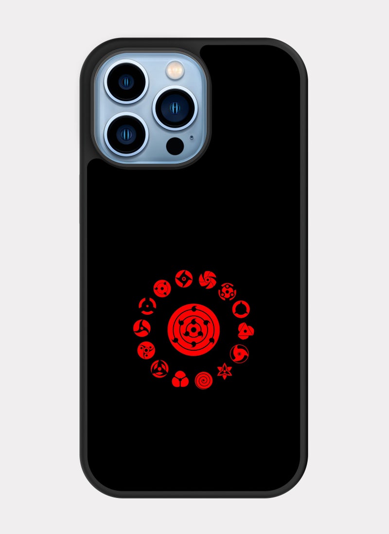 PXLAAT iPhone 13 Pro Max case cover Naruto Sharingan  - Image 1