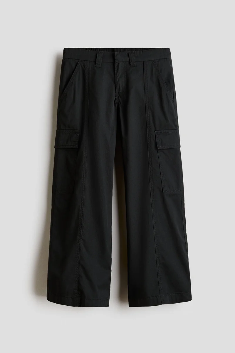H&M Cotton twill cargo trousers