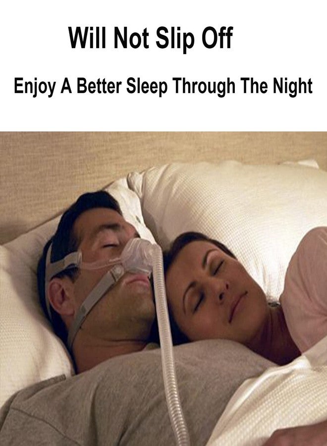 LALASTAR عبوة من قطعتين من أربطة الرأس البديلة لقناع وسادة الأنف N20 لجهاز CPAP، غطاء رأس LALASTAR CPAP متوافق مع N20، عصابة رأس قابلة للتعديل بمشابك، مقاس متوسط - Image 3