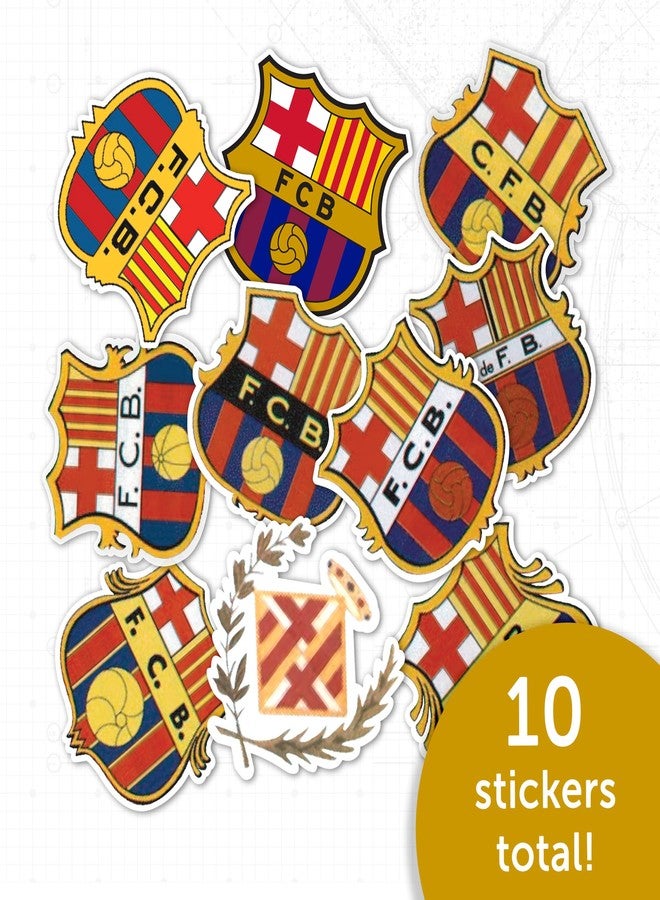 Desert Cactus FC Barcelona Stickers Football Soccer Vinyl Decal Laptop Water Bottle Car Scrapbook Sheet (Type 2-3) - Image 5