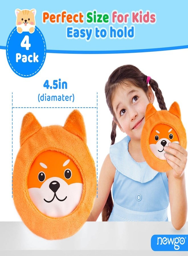 NEWGO Kids Ice Pack for Boo Boos, 4 Pack Hot Cold Packs with 4 Cute Plush Sleeves, Toddler Ice Pack for Kids Injuries, Headache, Wisdom Teeth, Pain Relief - Image 4