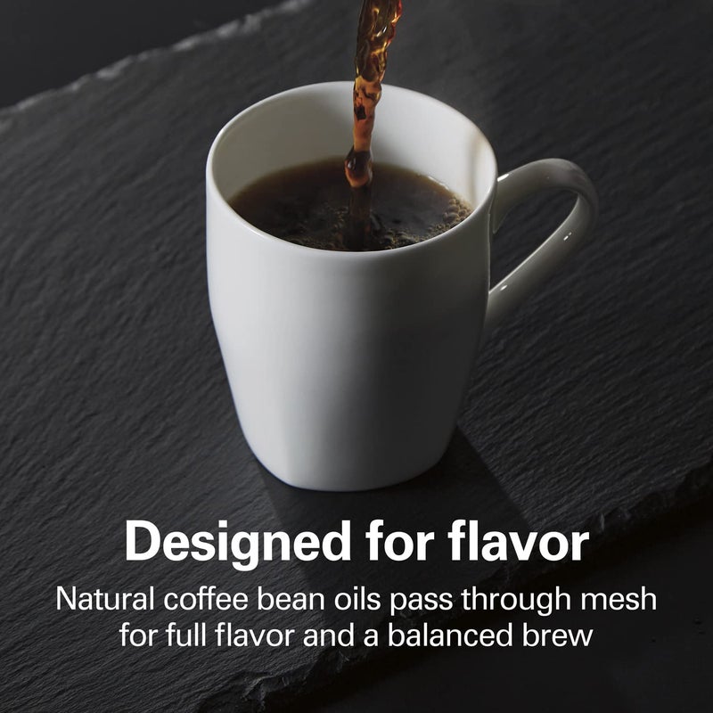 Hamilton Beach Permanent Gold Filter, Fits Most 8 to 12-Cup Coffee Makers (80675R) - Image 5