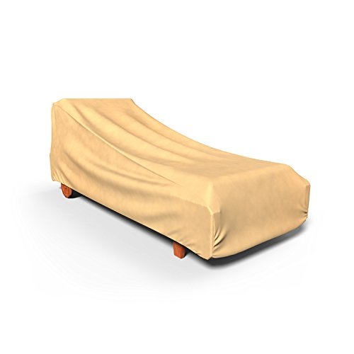 Budge P2W02SF1 All Seasons Patio Cover Lightweight, UV-Resistant, Extra Large Chaise, Tan - Image 2
